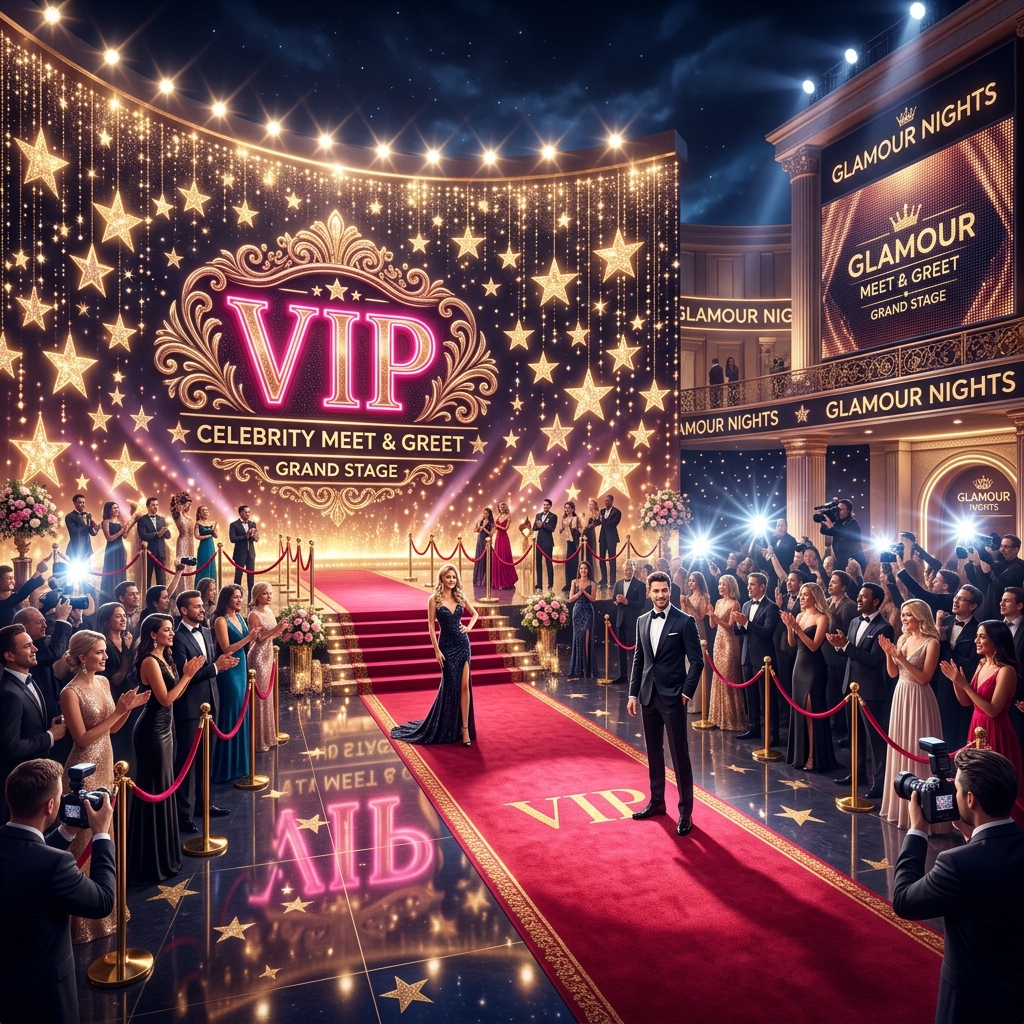 Red-carpet event from the S&P meet-and-greet rewards artwork