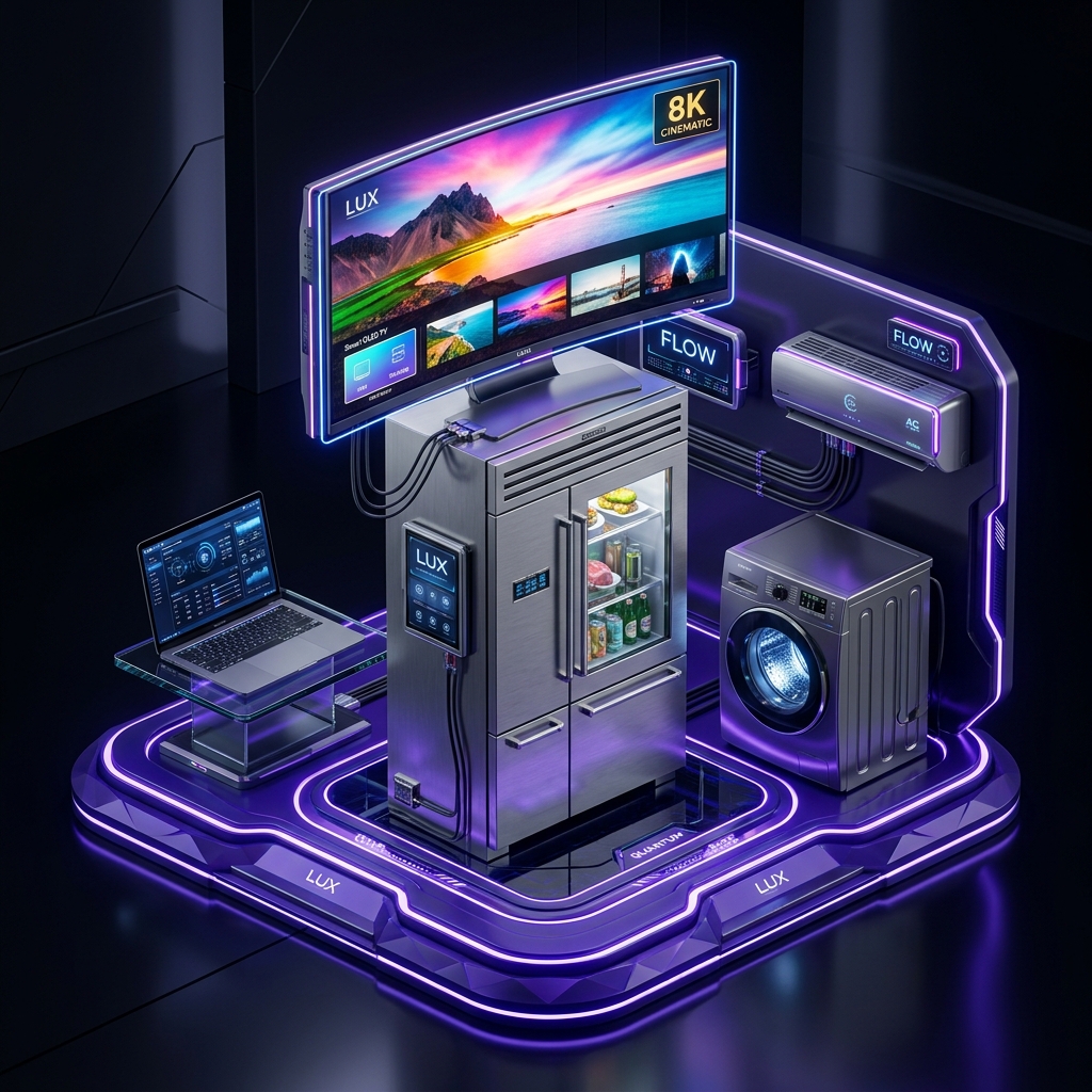 Electronics and appliances from the S&P dream rewards artwork
